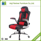 High Back Office Furniture Red Leather Ergonomic Chair (Agnes)
