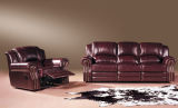 Modern Recliner Genuine Leather Sofa with Recliner Sofa Set
