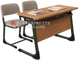 Modern Double Seat Ergonomic Chair and Table