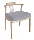 Simple and modern Wooden Chair with Fabric
