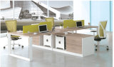 Office Furniture Melamine Workstation Desk with Parition