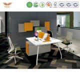 2018 Fashion Office Furniture Melamine Office Desk with L Shape Return Fsc Certified Office Table (MAKER-MD18)