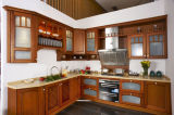 Solid Wood Wooden Kitchen Cabinet
