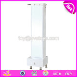 Wholesale Modern Bedroom Furniture Wooden White Full Length Mirror with Drawer Cabinet W08h088