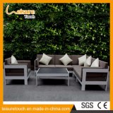 Minimalist Stainless Steel Aluminum Modern Metal Corner Sofa Set Garden Outdoor Leisure Combination Furniture