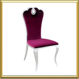 Modern Elegant Chrome Dining Room Fabric Velvet Chair