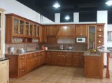 French Style American Cherry Solid Wood Kitchen Cabinet