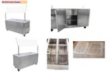 sneeze guard display cabinet SD-203C suitable for openning yogurt shop
