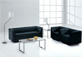 Elegant Office or Lobby or Lounge Area Leather Sofa (PS-007)