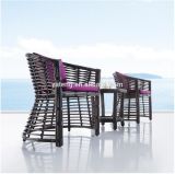 Foshan Factory Directly Sales Garden Furniture Outdoor Wicker Table Set