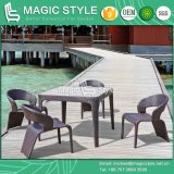 Viro Wicker Dining Set with Cushion Patio Dining Set Patio Rattan Chair Dining Set (Magic Style)