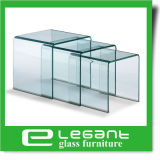 Modern Furniture Nest Glass Side Table