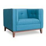 Customized Wooden Living Room Furniture Single Seat Sofa (HD521)
