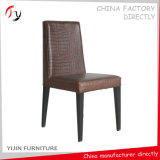 Simple Design Middle Back Contemporary Leather Cafe Chairs (FC-45)