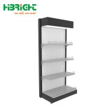Cold-Rolled Steel Supermarket Shelf with Lamp Box