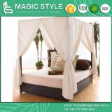 New Style High Quality Rattan Sunbed Garden Sunbed Wicker Daybed (Magic Style)