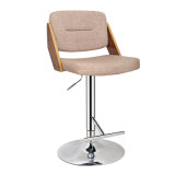 Multicolor Wooden and Fabric Furniture Adjustable Bar Chair (FS-WB1951)