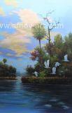 American Landscape Oil Painting on Canvas for Home Decor
