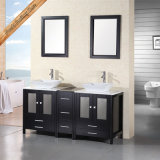 Fed-1015 60 Inch Luxury Solid Wood Double Sinks Modern Bathroom Vanities