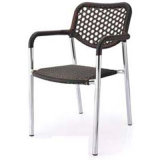 Restaurant Aluminum Wicker Chair (RC-06031)