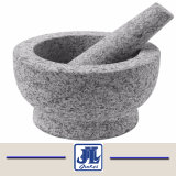 Cheap Grey Granite Mortar and Pestle for Kitchen