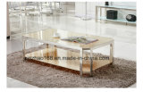 Home Furniture Classic Style Wooden Coffee Tables Glass Coffee Tables
