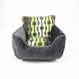 Customized S M L Size Washable Clearance Canvas Jacquard Cheap Pet Bed