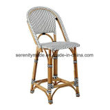 Hand-Crafted French Style Bistro Rattan Restaurant Outdoor High Bar Stools
