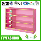 Pink Color Kids Toy Wooden Cabinet Kindergarten Furniture Sf-117c