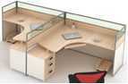 Modern Style Premium Staff Partition Workstations Office Desk (PS-AWK-016)