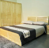 Solid Wooden Bed Modern Double Beds (M-X2311)