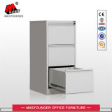 Steel Furniture Supplier Grey Color Vertical 3 Drawer Filing Cabinet
