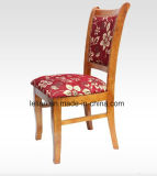 Wood Frame Frabric Uphystery Restaurant Dining Banquet Chair