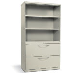 2 Shelf 2 Drawers Lateral File Storage Cabinet