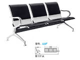 Popular Steel Waiting Chair Public Hospital Visitor Chair 3 Seater Airport Chair with Cushion A29# in Stock