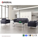 Orizeal Leather Sofa with Metal Frame for Couch Office Sofa (OZ-OSF010)