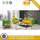Modern Europe Design Steel Metal Leather Waiting Office Sofa (HX-S345)
