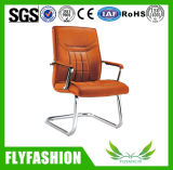 Brown Synthetic Visitor Chair Leather Office Chair