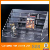 Acrylic Display Showcase for Promotional Brochure/Acrylic Display Stand