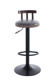 Special New Design Counter Antique Wooden Iron Bar Stool
