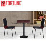 Most Popular Modern Design Industrial Wooden Restaurant Table Set 4 Chairs for Sale (FOH-BC41)