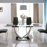 New Designs Dining Table with Stainless Steel