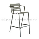 Wholesale Outdoor Aluminum High Chair with Armrest (SP-OC783)