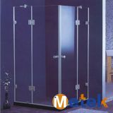 Stainless Steel Shower Door One Sliding Door Simple Style