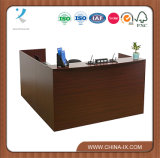 Customized L Shaped Reception Desk with 4 Drawers
