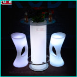 Plastic LED Ice Bucket Table Bar Table with Ice Bucket