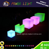 RGB LED Lighted Rechargeable Multi-Color Cube Stool