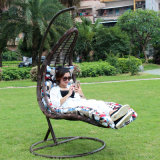 Modern Outdoor Rattan Swing Hanging Egg Basket Chair (D022)