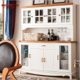 White Paint Household Wine Cabinet (GSP9-048)