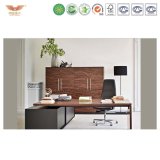 Metal Frame Wooden Surface Top Steel Office Computer Table/Desk